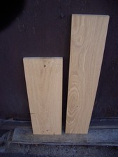 2 x deutsche Eiche Bretter 20 mm gehobelt 84 cm / 16 cm Fensterbank Asteiche