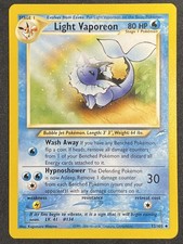 Pokemon Card - Light Vaporeon Neo Destiny 52/105 Uncommon - NEAR MINT on eBay