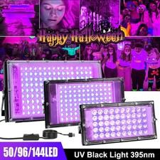 395nm UV Black Light Ultraviolet LED Floodlight Dimmable USB Stage DJ Flood Lamp