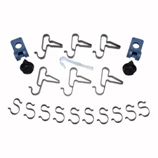 Fuel Line Clip Fastener Bracket Kit 3/8" W Return 1966-70 Charger Satellite 21pc