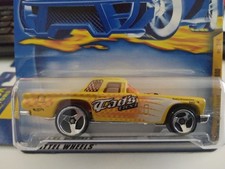 Hot Wheels 2001-055 Turbo Taxi Series 57 T-bird 34 Yellow 3sp Hot Wheels 2001-055 Turbo Taxi Series 57 T-bird 34 Yellow 3sp