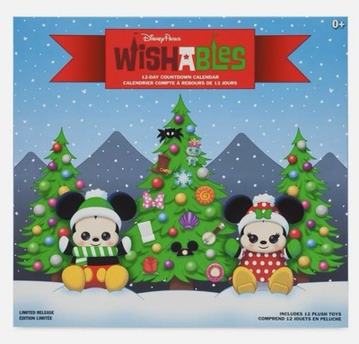 Disney Parks Wishables 2024 Limited Edition Plüsch Adventskalender - Sammlerstück