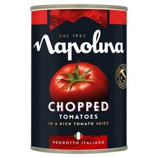 Napolina Chopped Tomatoes Pack of 12x400g
