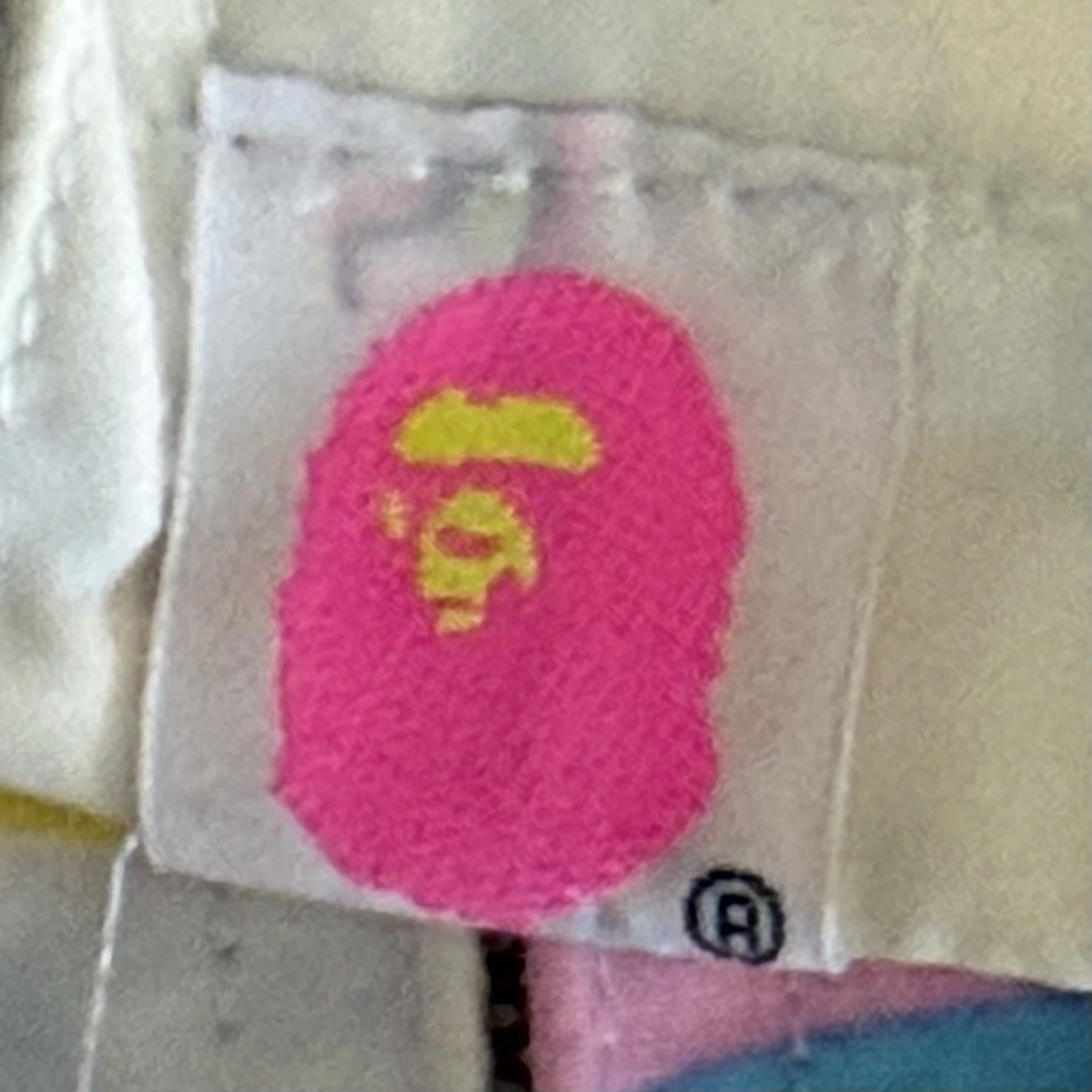Bape Bathing Ape Cotton Candy Camo Reversable Jacket Size Tall 100% Nylon - product detail image 9