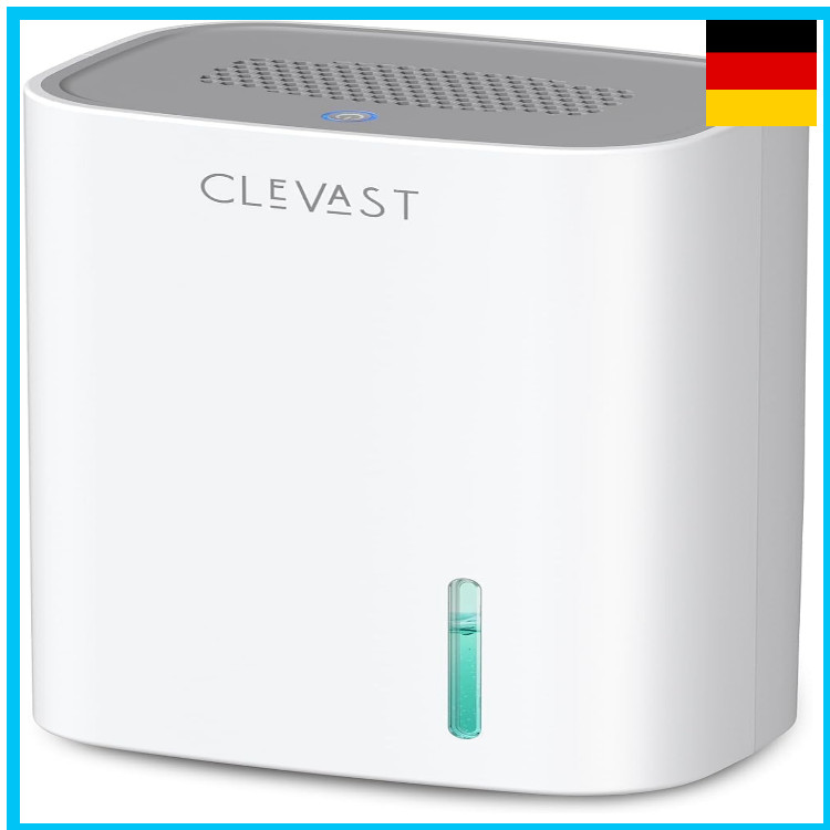 CLEVAST Luftentfeuchter 850ml Ultra Leise Automatische Abschaltung