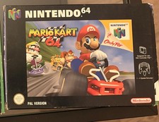 Thumbnail of ebay&reg; auction 389582047569 | Nintendo 64 Mario Kart 64 - Modul, Anleitung, OVP, PAL, UKV