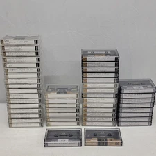 Lot of 48 Maxell XLII 90 60 Cassette Tapes High Bias Type II in Jewel Cases USED