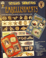 Embellishments 16 Acid-Free Sheets for Memory Albmus, Stamping  More 