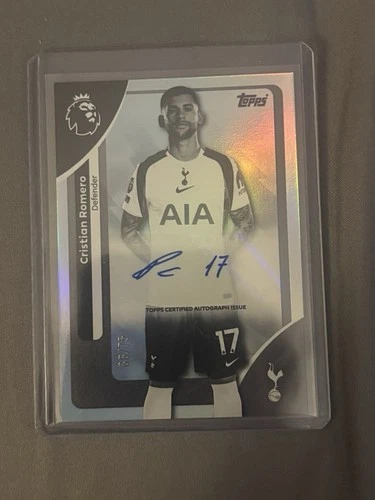 Cristian Romero Topps Premier League Autograph /75