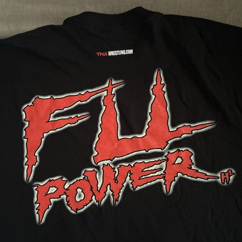 Vintage RARE Hulk Hogan The Power of FU Themed Wrestling TNA WWE WWF Sz L New - Picture 13 of 14