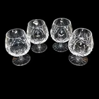 4 Vintage Elegant Waterford Lismore Irish Crystal Brandy Snifter 12 Oz Glasses