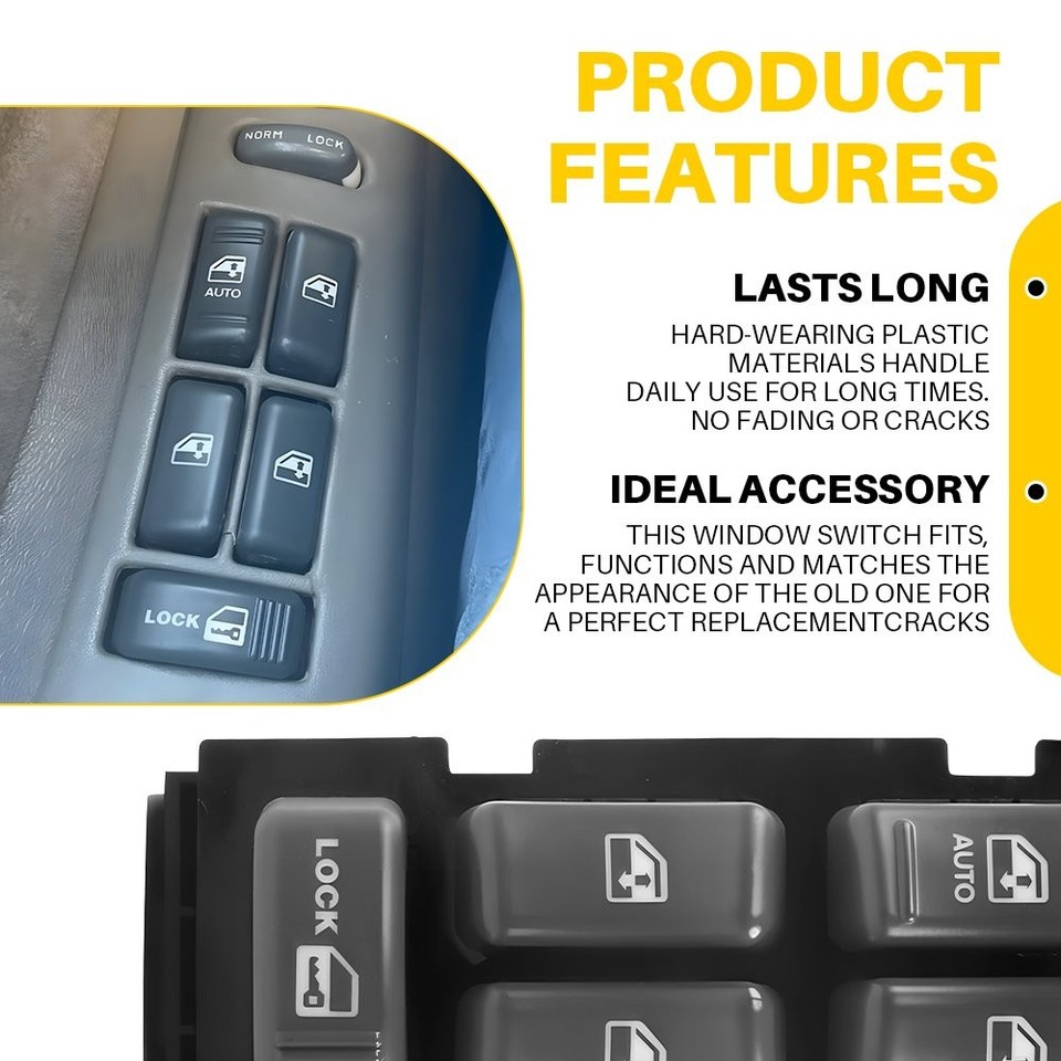 Master Power Window Switch Front Driver Side For GMC Suburban 1995-1999 ...