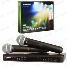 BLX288/PG58 Handheld Wireless Microphone System Come w/ 2 Microphone NEW Shure