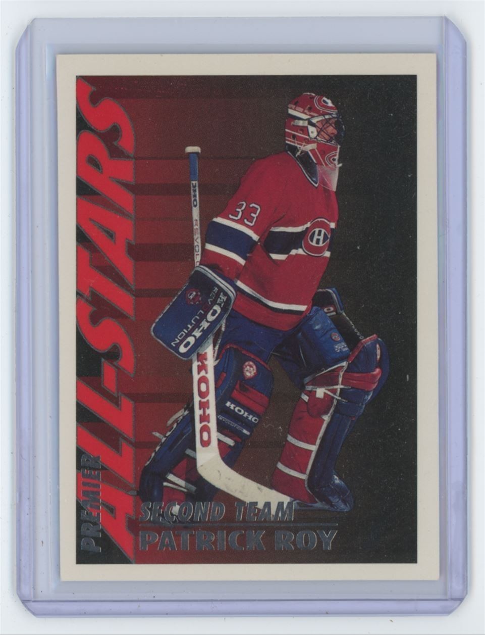 1994-95 Topps Premier Patrick Roy Hockey Cards #125