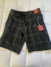 Mossimo Mens Swim Shorts Black Plaid size 32 New