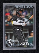 2024 Topps Series 1 Platinum 1/1 Oscar Colas Oscar Colás #105 7ba