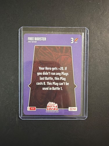 Free Booster Edition Bo Jackson Battle Arena 3 Cost Hotdog Play PL-11 2026 Foil