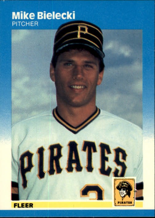 1987 Fleer #603 Mike Bielecki - BB