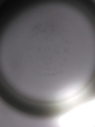 Vintage Pyrex #443 Amish Butterprint Cinderella Mixing Bowl 2-1/2 qt