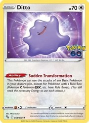 Ditto 053/078 Pokémon GO Holo Rare
