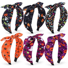 Women's Halloween Headbands, Festive Costume Accessories, Set of 6, Party Gift