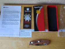 SPYDERCO NATIVE CHIEF, CPM REX 45 BLADE, C244GPBORE, KNIFE