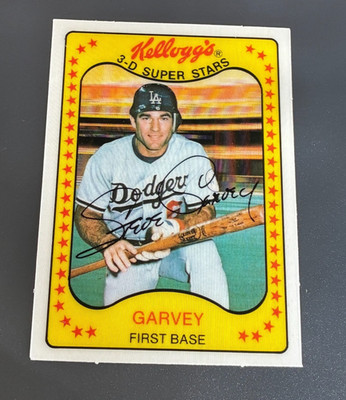 1981 Kellogg s 3-D Super Stars Baseball #10 Steve Garvey - Dodgers