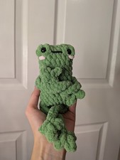 Amigurumi Crochet Leggy Froggy Handmade Plush Stuff Animal