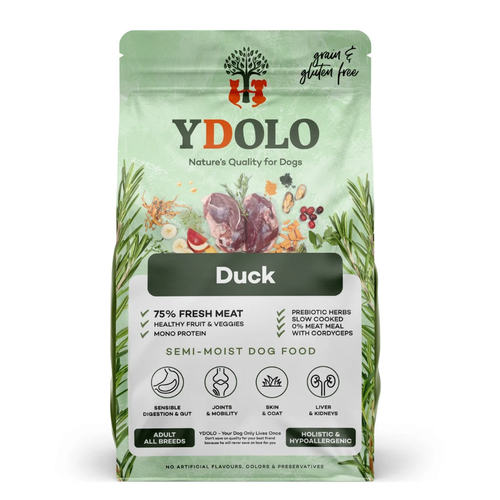 YDOLO Duck Complete Dog Food - Healthy and Pure