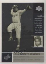 2000 Upper Deck Legends 20th Century Legends Jackie Robinson #132 HOF 0b3