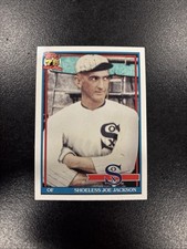 2026 Topps Series 1 Shoeless Joe Jackson 1991 Throwback #T91-27 White Sox
