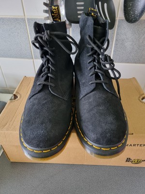 Shoes Doc Martens Berman Berman Suede Leather Boots In Black Martens