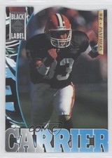 1995 Collector's Edge Black Label Silver Die-Cut Mark Carrier #25 0e3