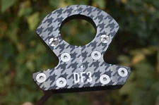 CUSTOM HOUNDSTOOTH L.A.B. GOLF DF3 Center Shaft Mallet Putter + HC / 70* Lie 34"