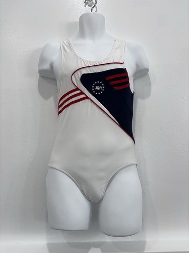 RARE USA Olympic Training Center Men’s Gymnastics Leotard – Adidas GK Elite – LG