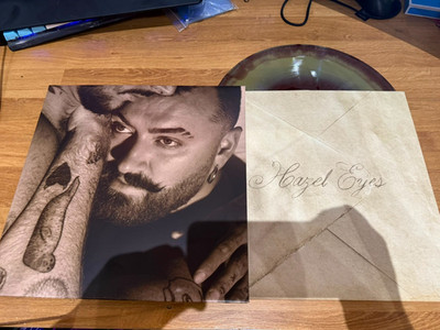 Sam Smith Hazel Eyes Blood Records Hazel & Gold Swirl Vinyl LP Limited #/1000