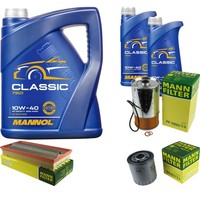 Inspektionspaket 7L Mannol Classic 10W-40 FüR Mercedes W124 250 D W201 S124