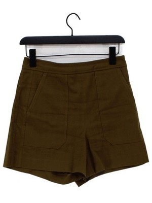 ME+EM Damen Shorts UK 8 grün Baumwolle mit Elasthan Sweat