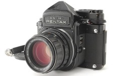 Near MINT Pentax 6x7 67 Mirror Up TTL Finder SMC T 105mm F2.4 Lens From JAPAN