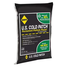 Sakrete US Cold Patch Permanent Pothole Repair, 50 lb Bag, Recycled Asphalt Mix