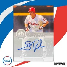 1999 SP Authentic Chirography Signature Scott Rolen Auto Philadelphia Phillies