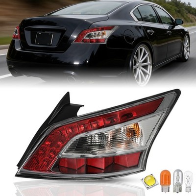For 2012 2013 2014 Nissan Maxima RH Passenger Rear Outer Tail Light Lamp w/Bulbs