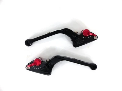 Levier de Frein + Levier Race Kit Noir/Rouge pour Kawasaki ER-6f 2006-2008 EX65 - Photo 1/4