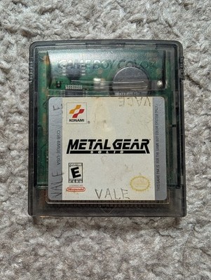 Metal Gear Solid (Ghost Babel) Game Boy Color Cartridge and case