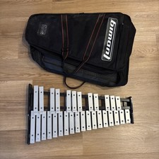 Used Ludwig Glockenspiel Xylophone Aluminum 32 Note With Ludwig Bag