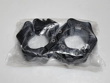 US Olympic 2" Inch Barbell Clamps Quick Release Standard Bar Weight Plates Black