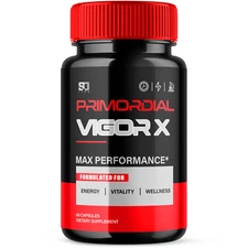 Primordial Vigor X Daily Support for Overall Health and Strength 60 Capsules