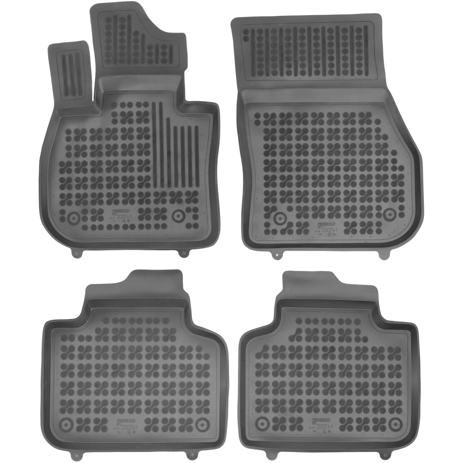 Tapis de sol caoutchouc Rezaw-Plast BMW Serie 2 G42 stop humidité et odeurs moquette