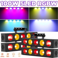 100W 5EYE RGBW Wall Wash Bar Light DJ Disco Party Club Stage Effect Lighting DMX