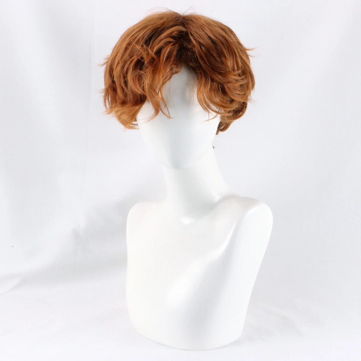 Young Men redhead Ron cosplay Short Curly Hair Wig Handsome Natural Full Wigs